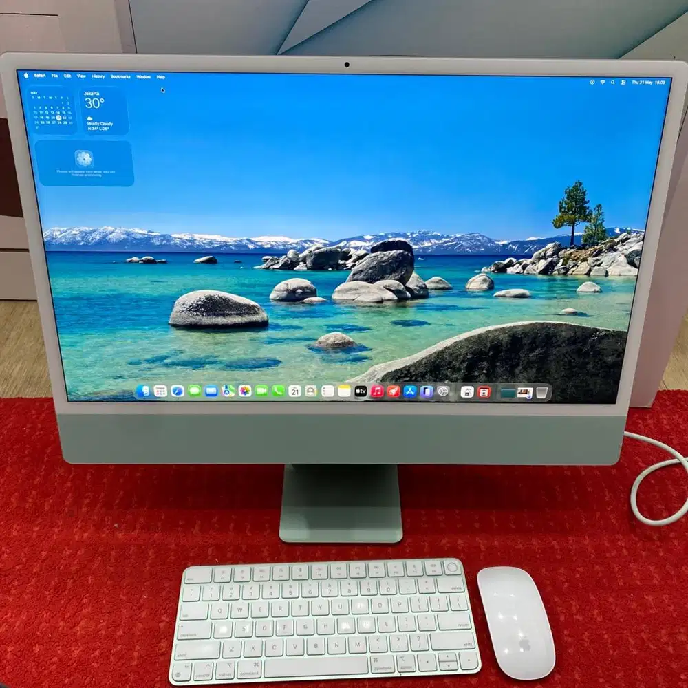 iMac 24 inch, M1 2021 Green Four Ports