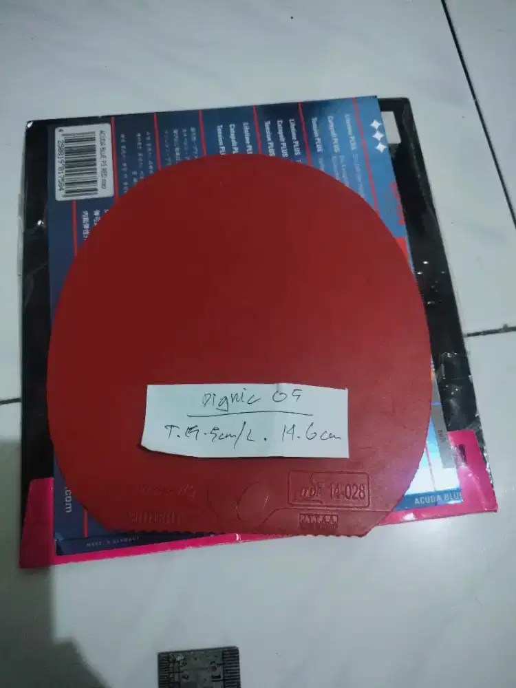Karet bet tenis meja pimpong ori butterfly dan lainnya