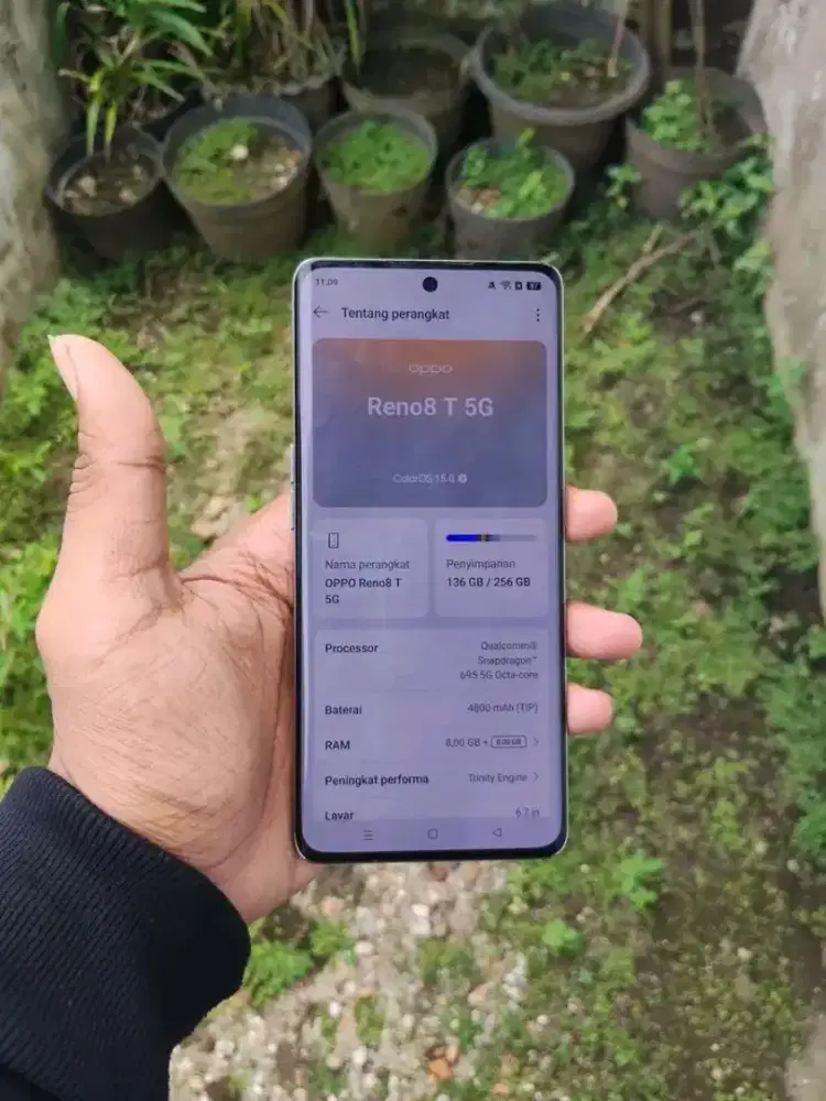 Oppo Reno 8T 5G(Bukan 4G) Layar Lengkung