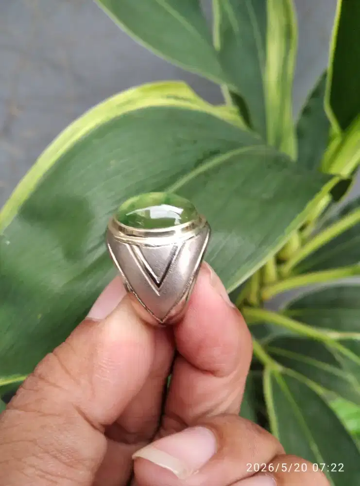 Batu cincin Indocrase lumut atau sungai dareh aceh