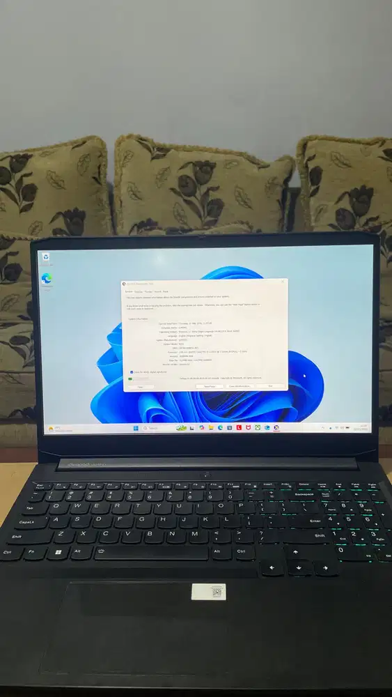 Laptop Gaming / Kerja Lenovo Ideapad Gaming 3i