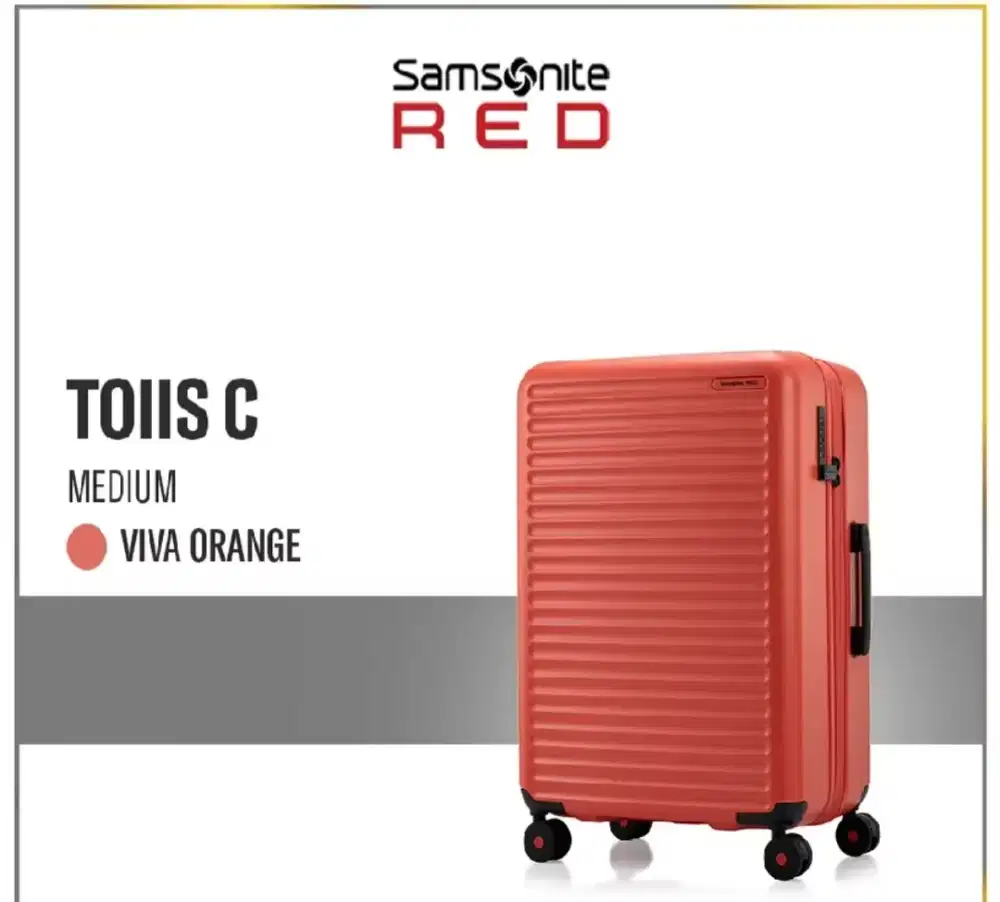 Jual koper  samsonite TOIIS C medium baru Gress