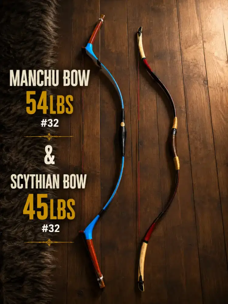 Busur Panah Tradisional Manchu & Scythian
