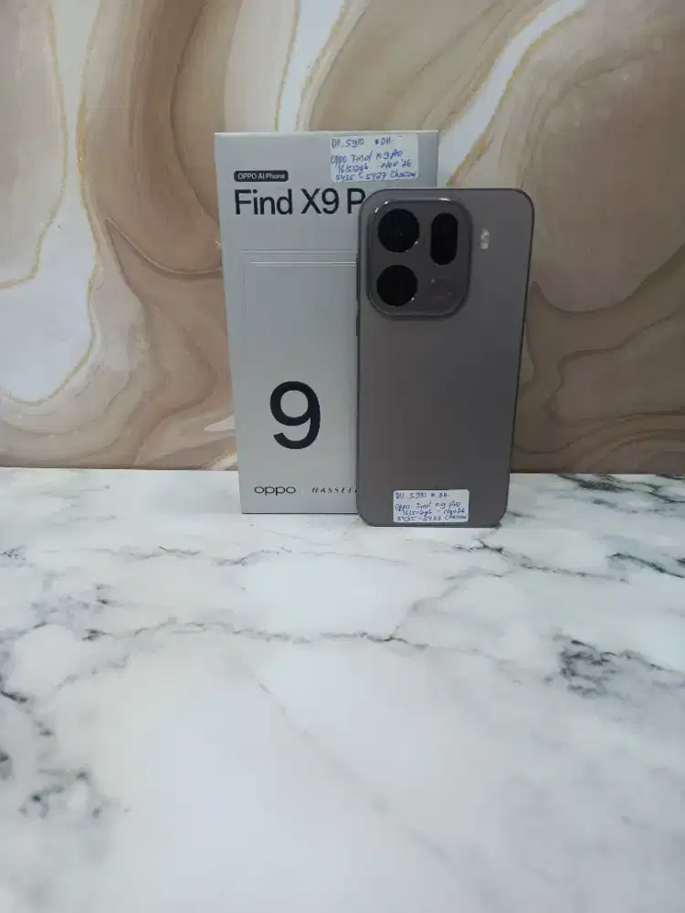 Oppo Find X9 Pro 16/512gb second bergaransi