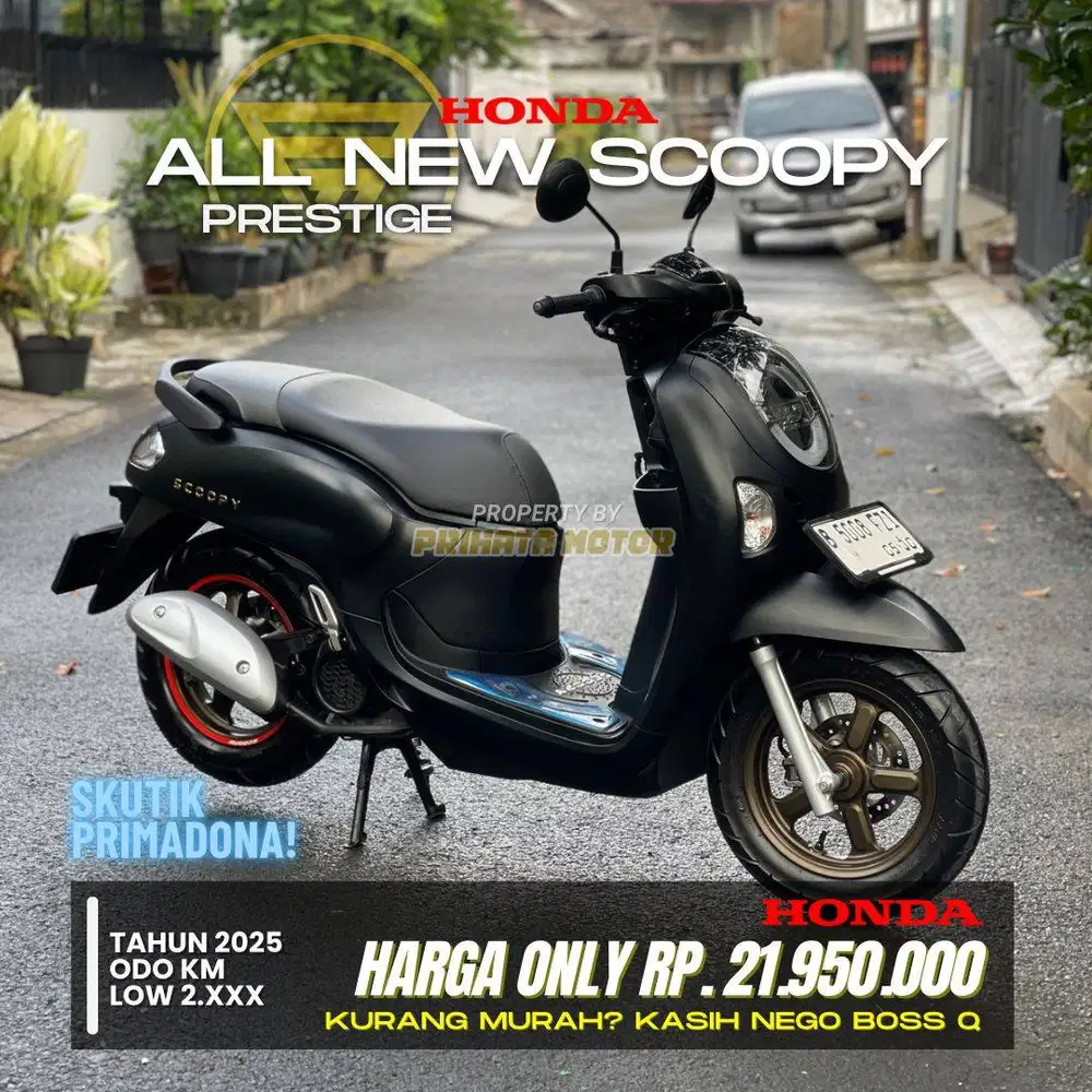 CREDIT DP MULAI 2.2 JUTA !!! HONDA ALL NEW SCOOPY PRESTIGE 2025