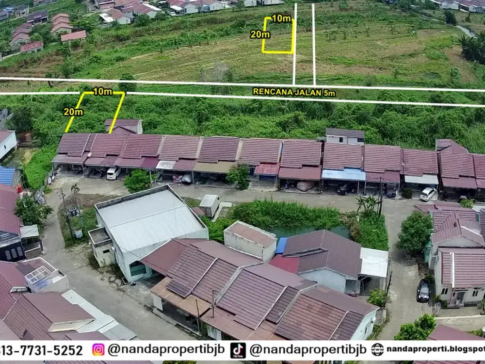 kavling murah 10x20m di jl.pramuka smanda 6 banjarmasin