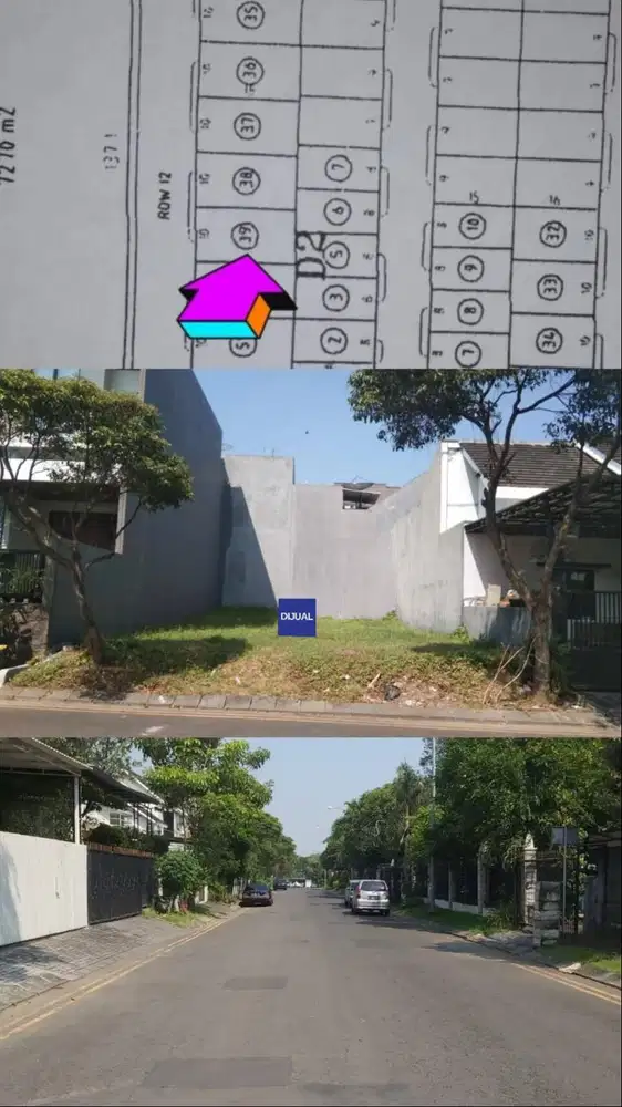 Di JUAL KAVLING LANGKA TAMAN PUSPA RAYA DEPAN KANTOR BPN ROW JALAN LEB