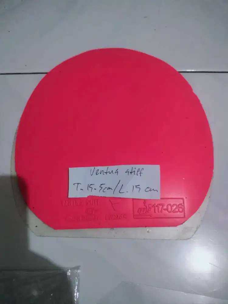 Karet bet pimpong tenis meja warna pink