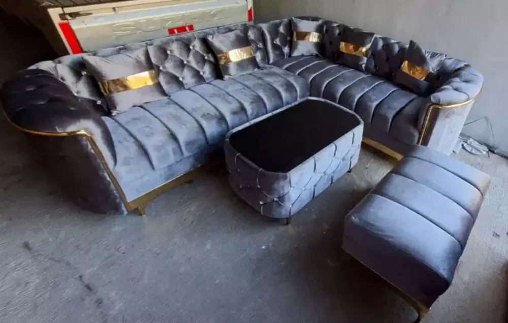 Sofa turki sudut+fub abu