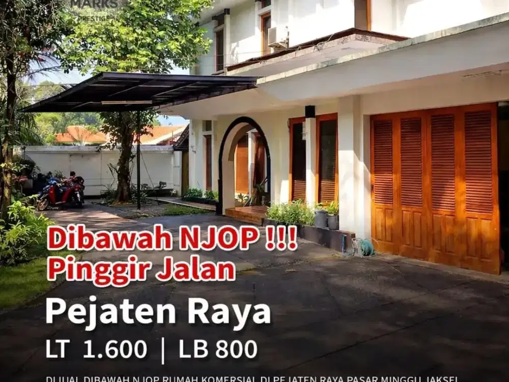 *HOT PRICE* DI JUAL CEPAT RUMAH DIBAWAH NJOP ZONA KOMERSIAL JL. PEJATEN RAYA RAYA PASAR MINGGU JAKARTASELATAN