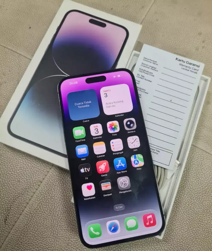Iphone 14 promax 128gb resmi ibox
