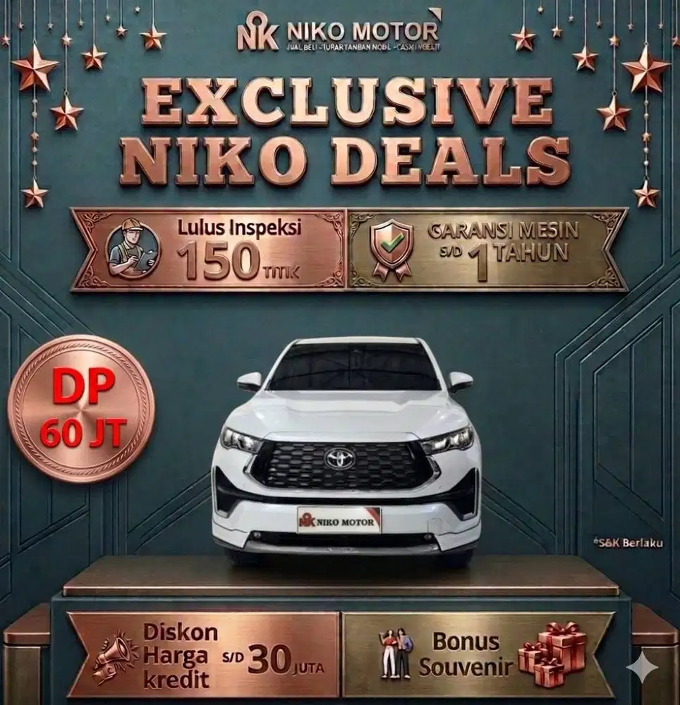 (SPT BARU KM17RB) INNOVA ZENIX Q HYBRID MODELISTA 2024 AT :2023|2025