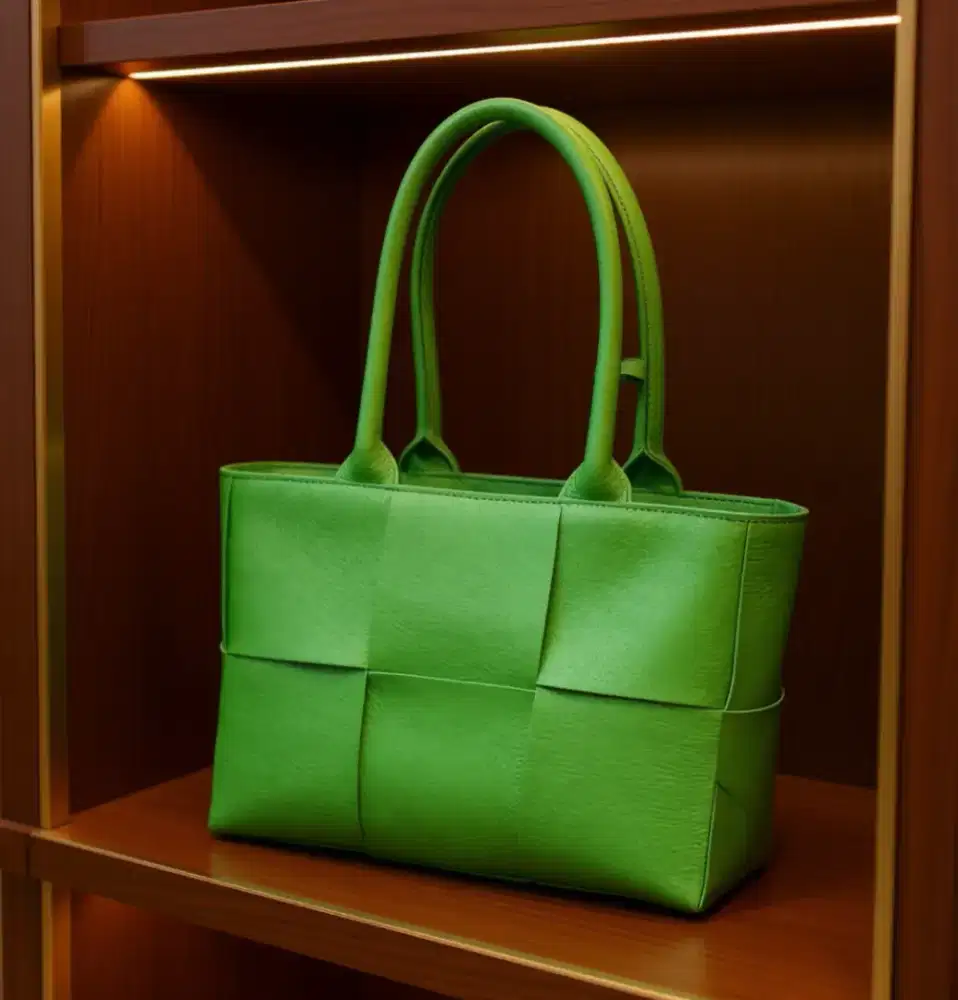 Tas Anyam Ketupat Kulit Asli