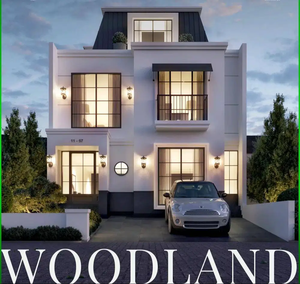 Dijual Rumah Baru Gress model langka Idaman America style modern 3 lan