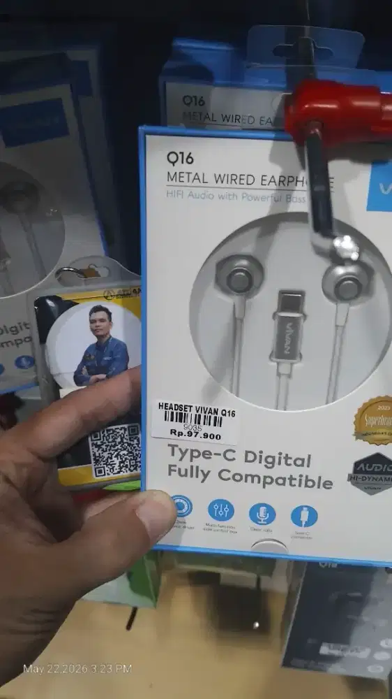 HEADSET VIVAN Q16 ATLANTIS DAHSYAT