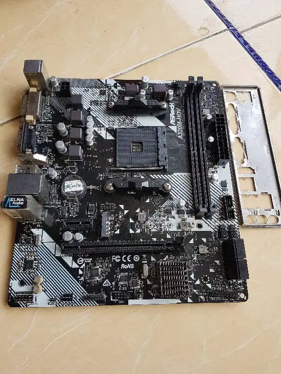 Motherboard AMD AM4 ASRock A320M-HDV R4.0 Support Ryzen 5000 Series