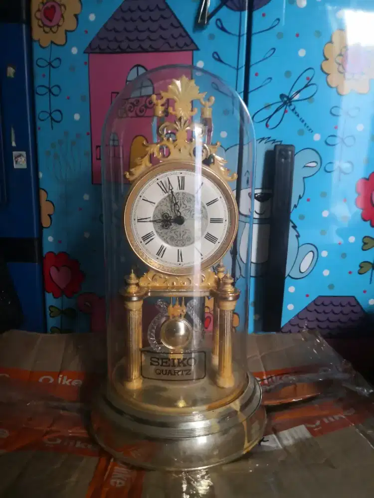 Jam meja jam tabung seiko tinggi 40an cm
