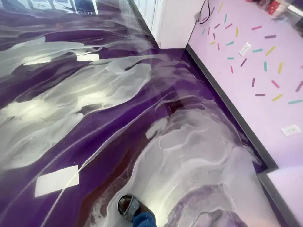 Jasa Epoxy flooring  dan epoxy Decoratif
