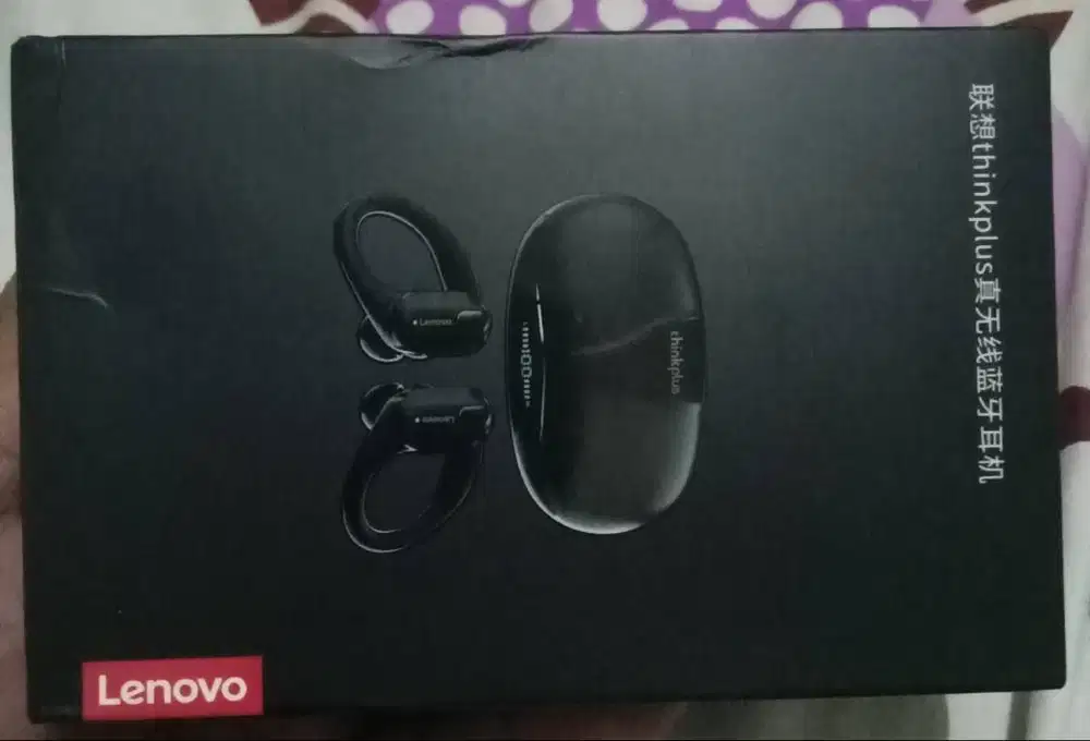 Dijual Headset Bluetooth merk Lenovo masih baru harga 250