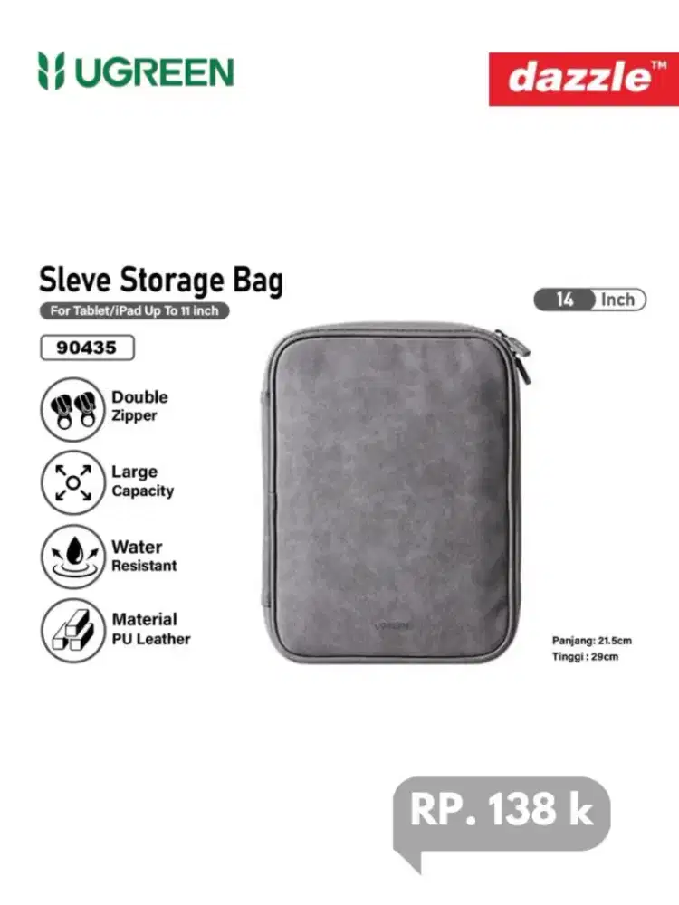 Sleeve storage bag ugreen