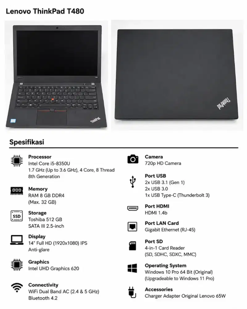 Lenovo ThinkPad T480