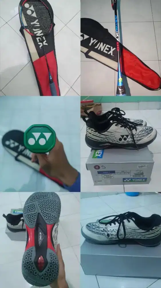 Raket + Sepatu Yonex