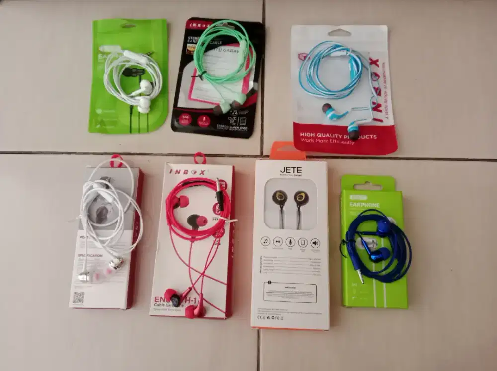 Harphones 7 pc semua 120 net lokasi bogor cilebut jembatan dua