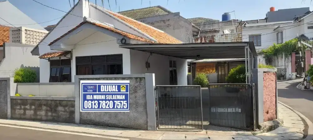Rumah lama dkt Stasiun Alazhar tdk banjir Pjmi Bintato Tangsel