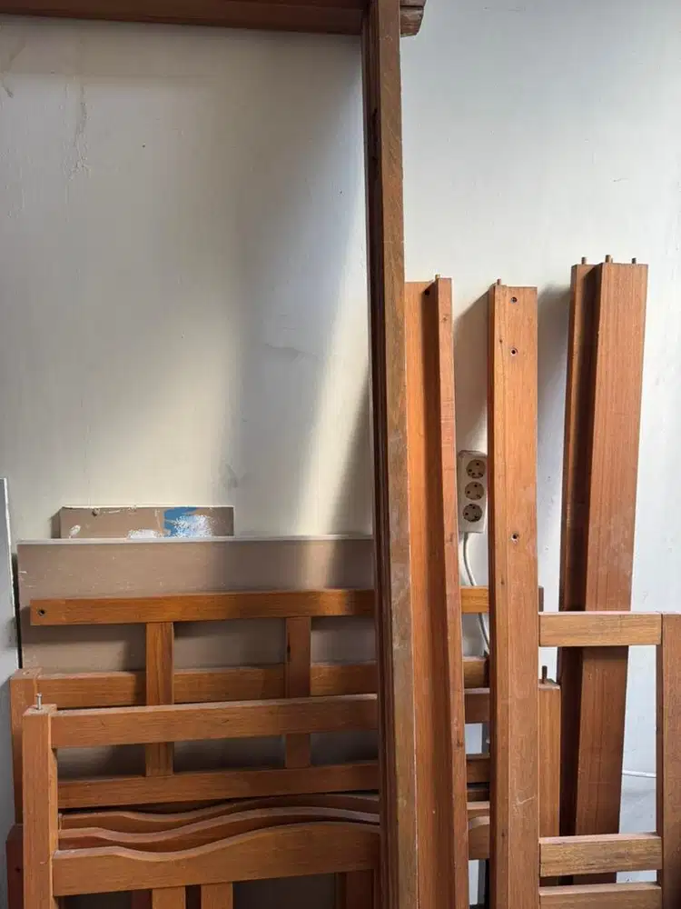 Ranjang susun kayu ukuran 90x190