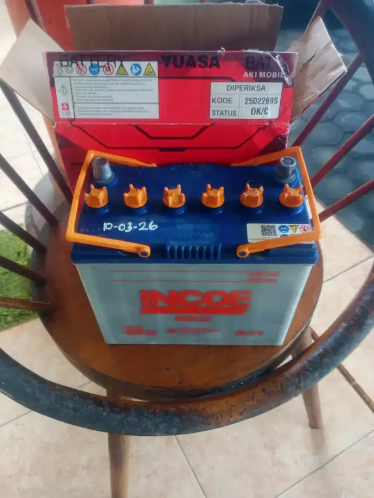 Accu mobil NS 60 LS INCOE bekas sehat