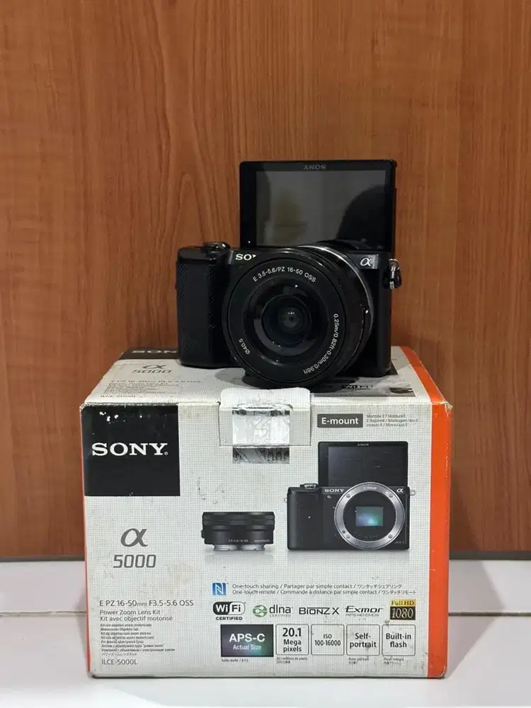 Kamera mirrorless sony a5000 fullset