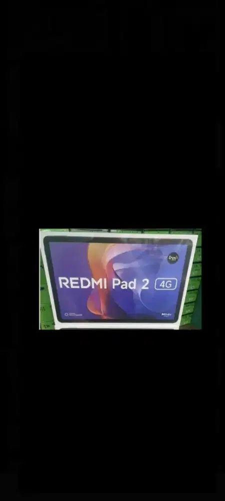 Tablet Xiaomi redmi pad 2 4G ram 6gb SIM card sinyal 4G LTE