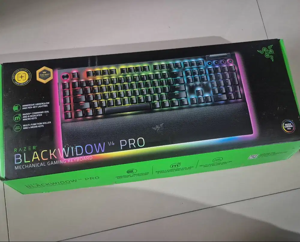 Keyboard Gaming Razer Blackwidow V4 Pro - Yellow Switch (Second)