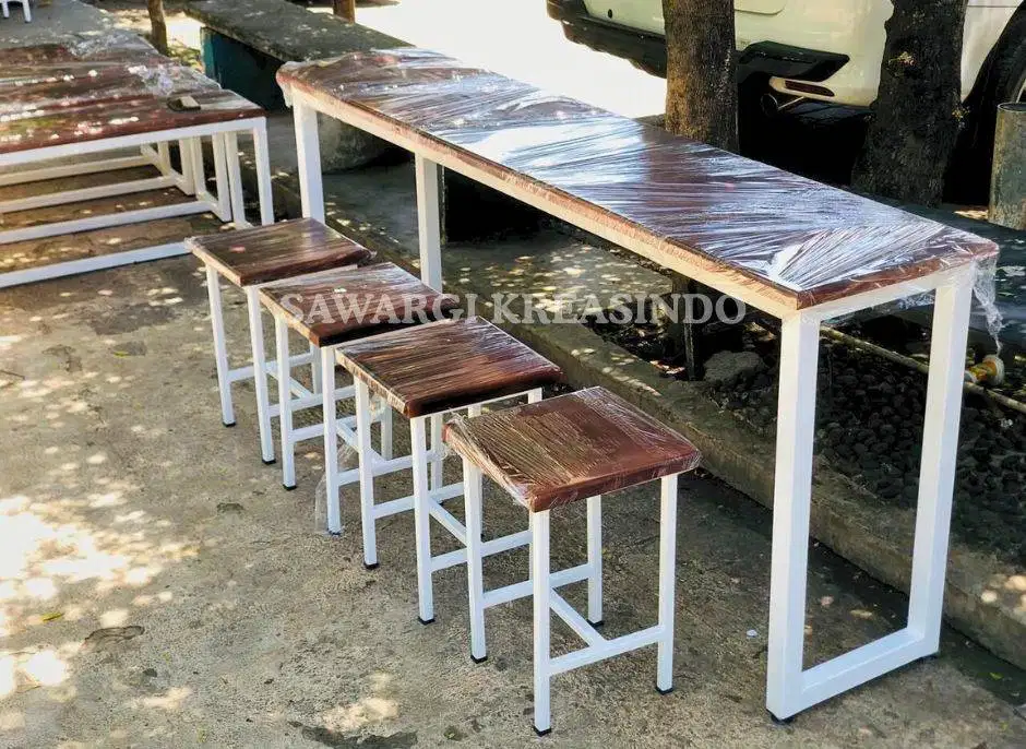 Meja makan resto minimalis | pusat jual murah di bandung