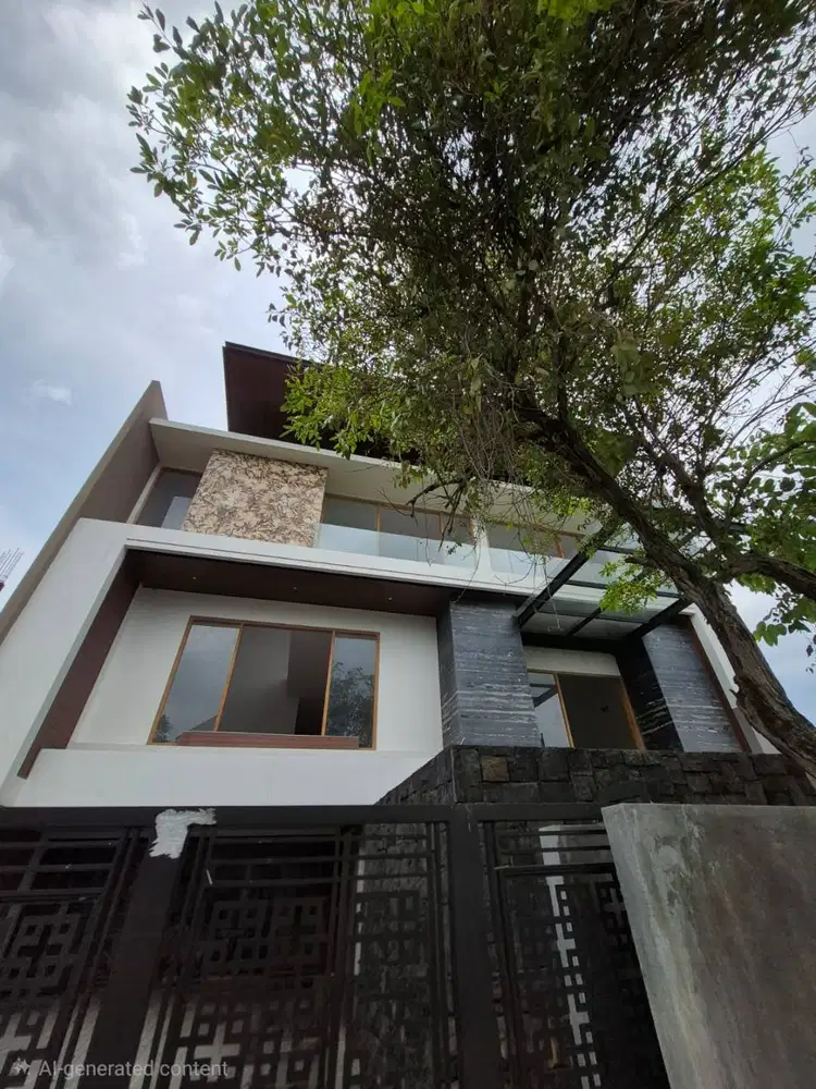 DIJUAL Rumah New Minimalis 3 Lantai Graha Famili Full Basement Blok VC