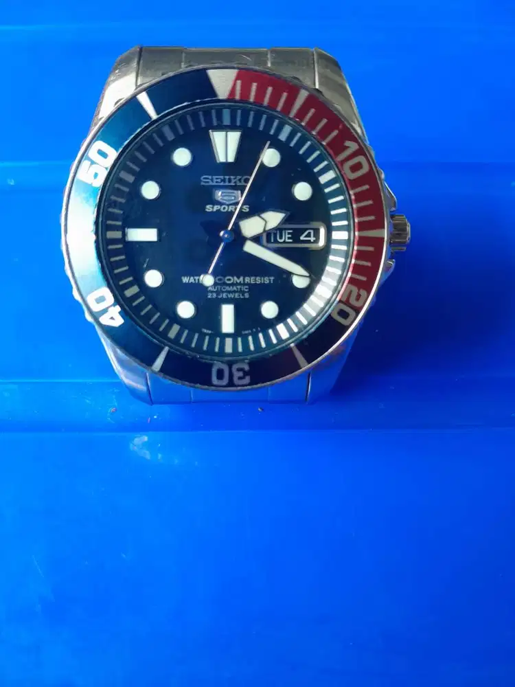 Jual murah Jam tangan seiko original tipe pepsi, tanpa box.nego