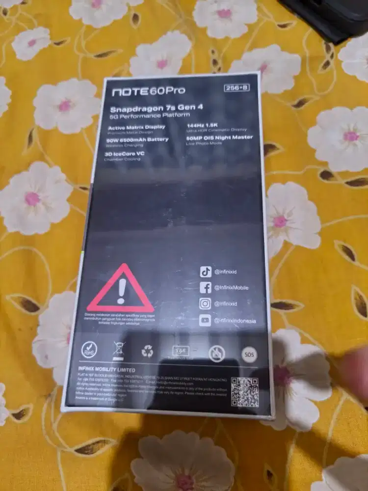 infinix note 60 pro 5G segel