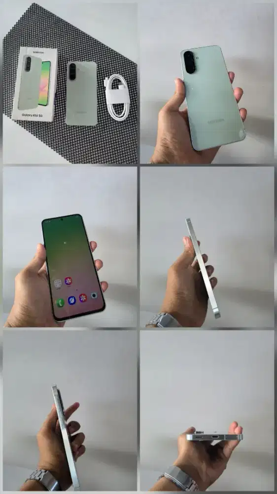 Samsung A56 8/128 fullset, mulus seperti baru, garansi resmi