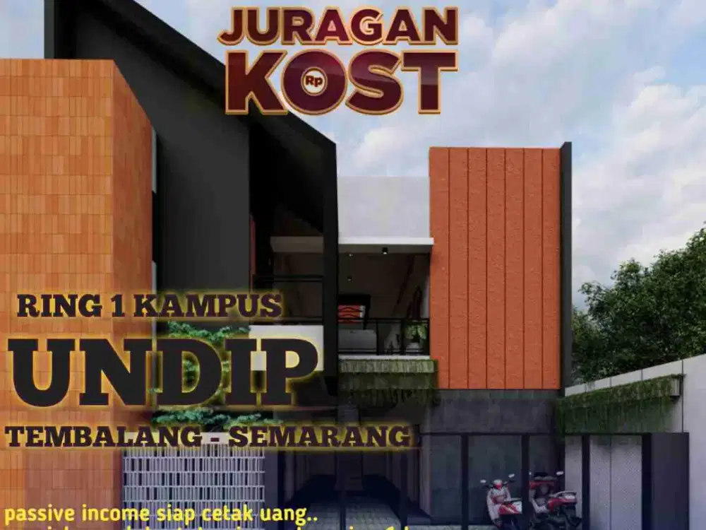 KOST MODERN,SHM,20 KAMAR SUPER STRATEGIS PINGGIR JALAN,RING 1 KAMPUS UNDIP SEMARANG