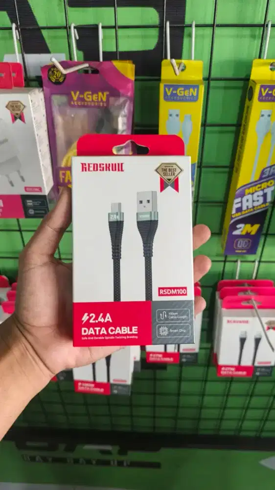 KABEL DATA MICRO REDSKULL RSDM100