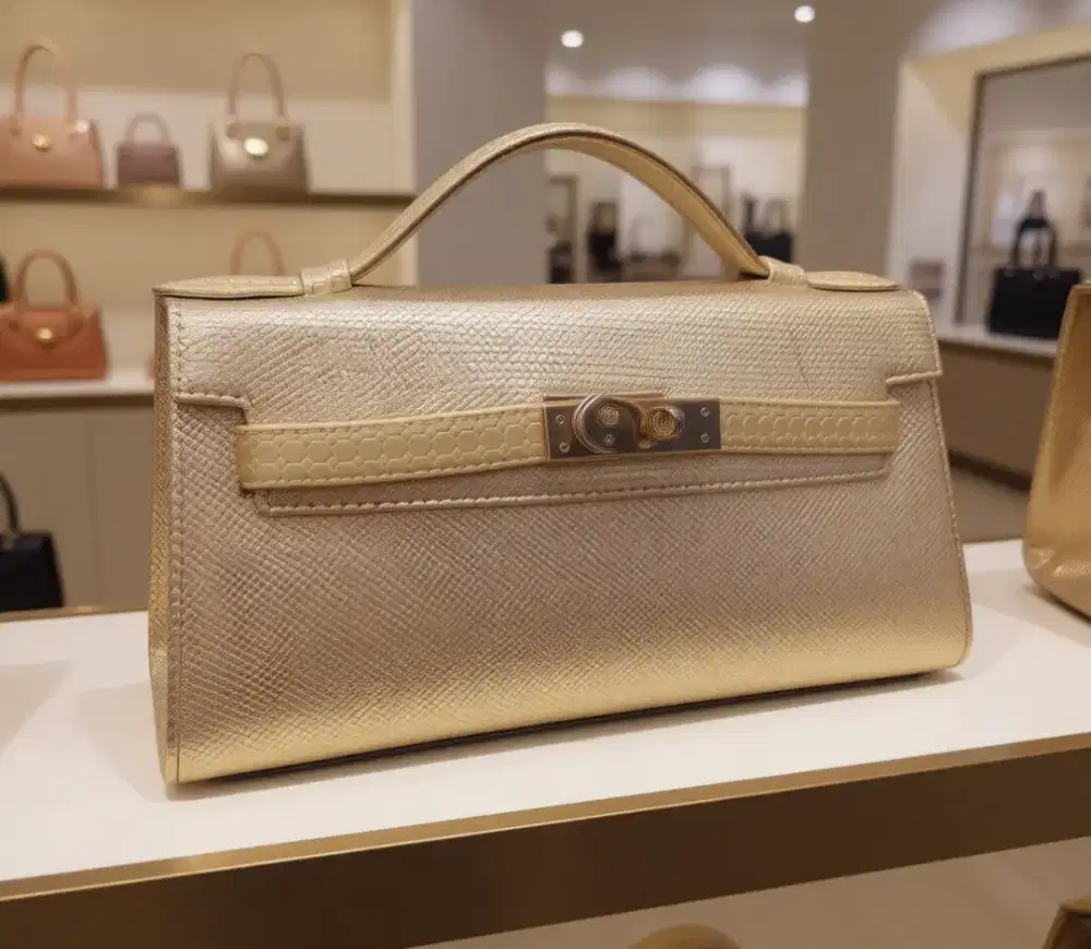 Tas Pesta Wanita Kulit Asli
