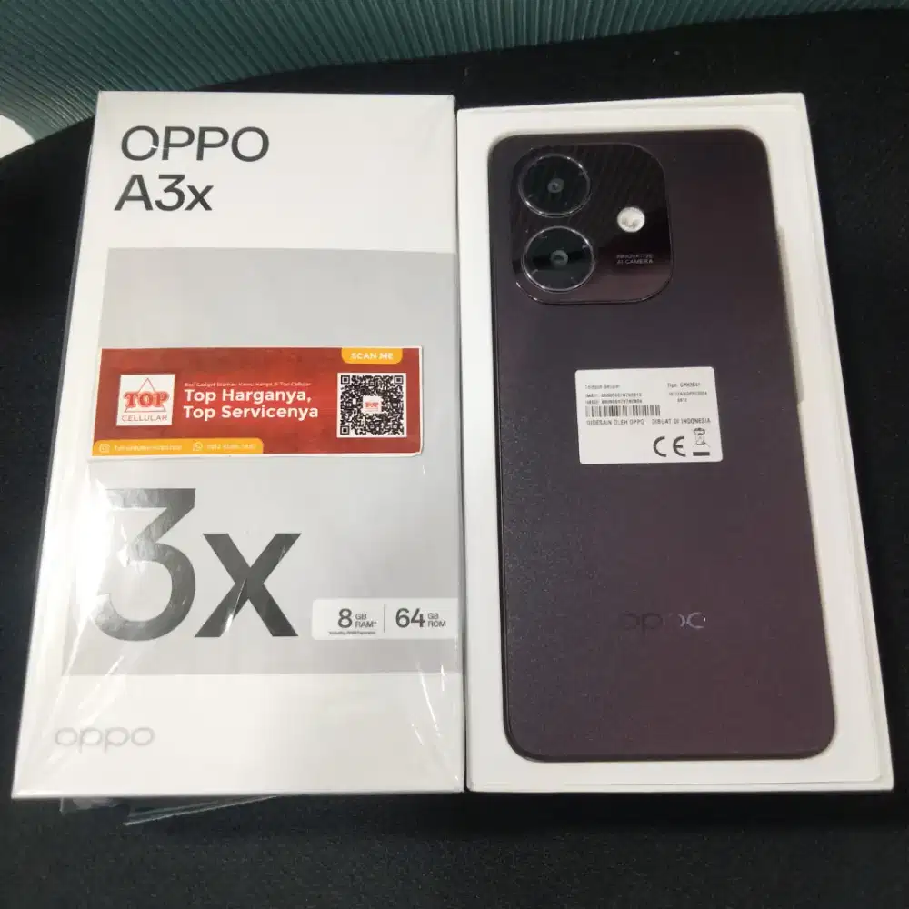 Oppo A3x Ram 8 (4+4)/64.GB