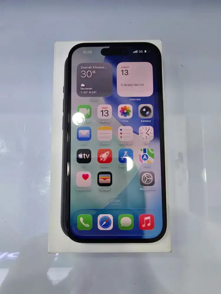 Apple Iphone 15 128Gb Black Ex Garansi resmi Ibox -MasterCom