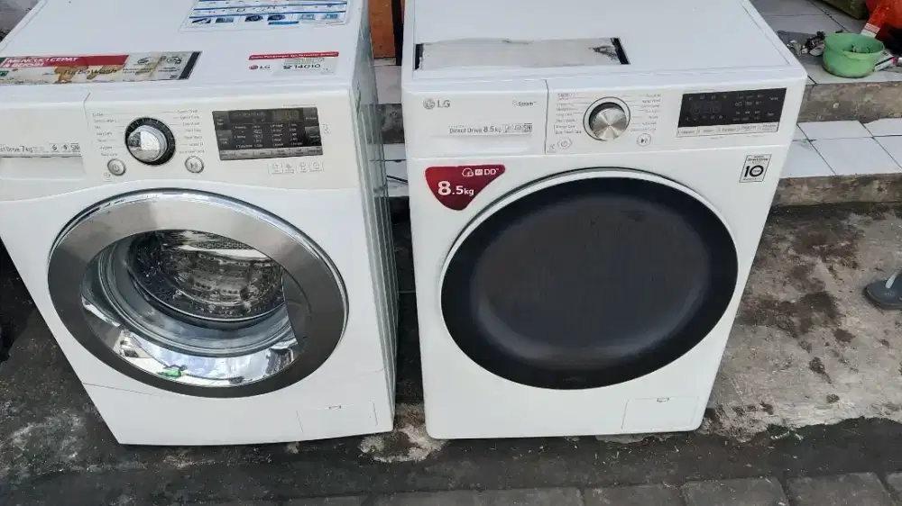 Mesin cuci otomatis kap 7 dan 8,5 kg merk LG