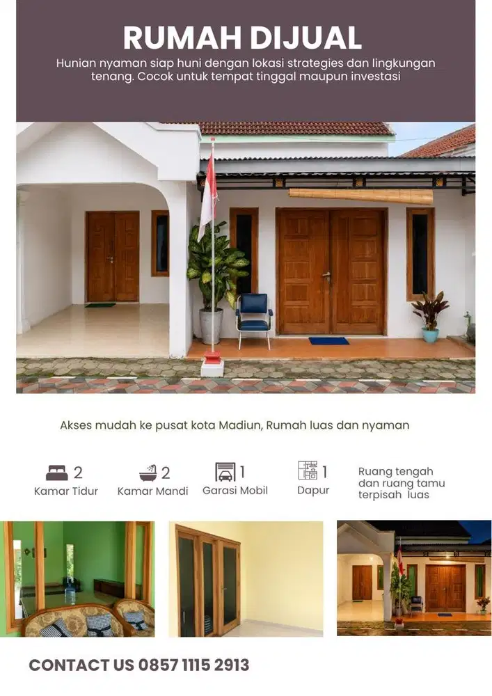 Dijual rumah strategis di Kota Madiun