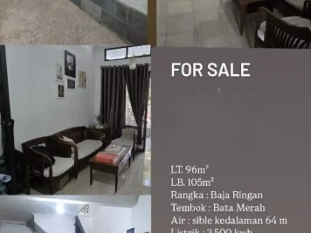 Jual cepat murah rumah siap huni komp grand imperial cikoneng bojongsoang buah batu bandung
