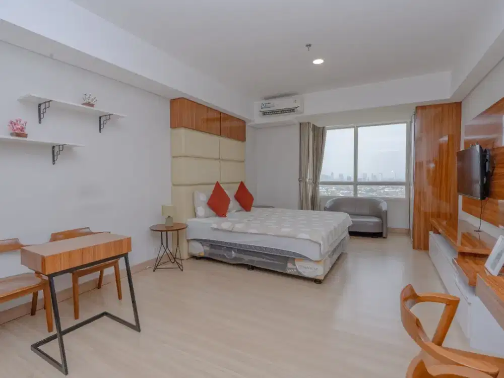 Disewakan Apartemen Skandinavia Tipe Studio Fully Furnished Lake View di Tangerang