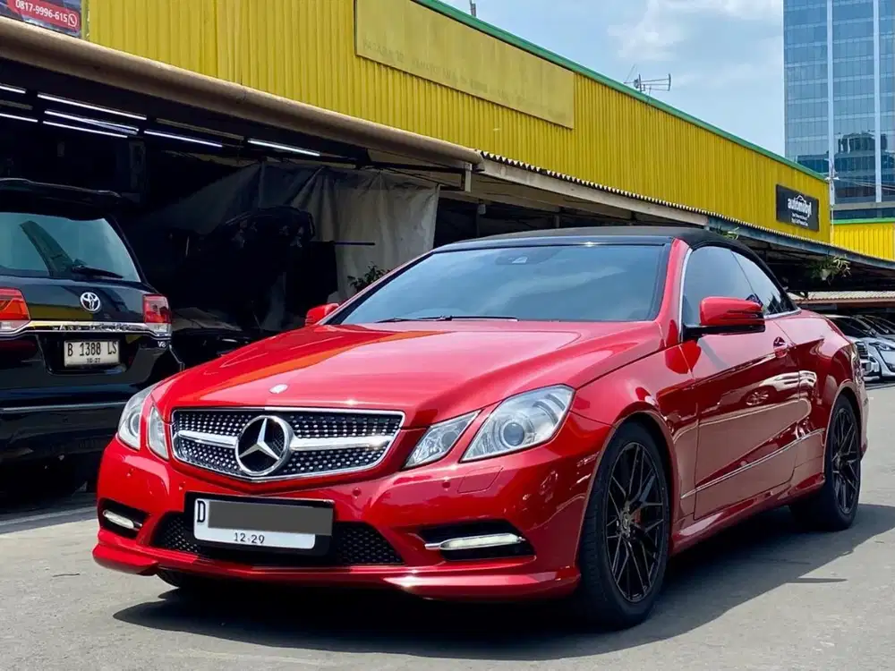 BERGARANSI‼️ MERCY E250 CABRIOLET 2013 MERAH