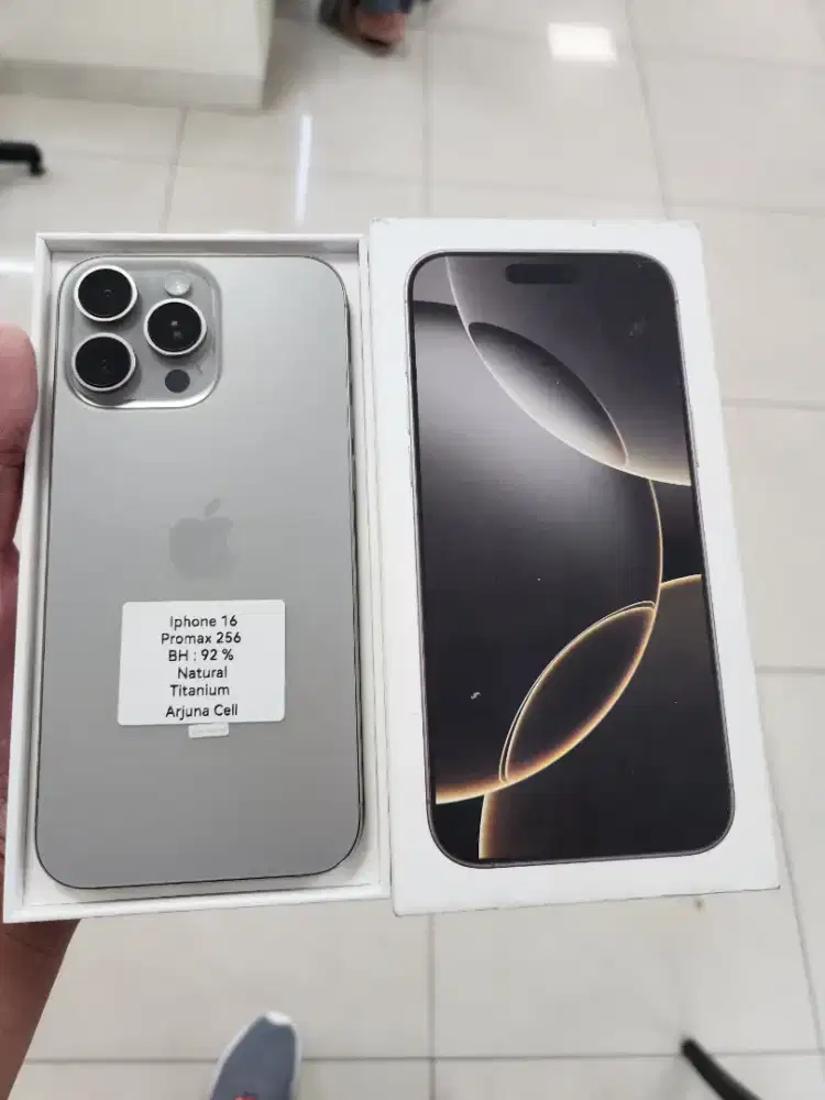 Iphone 16 Pro Max 256gb resmi iBox