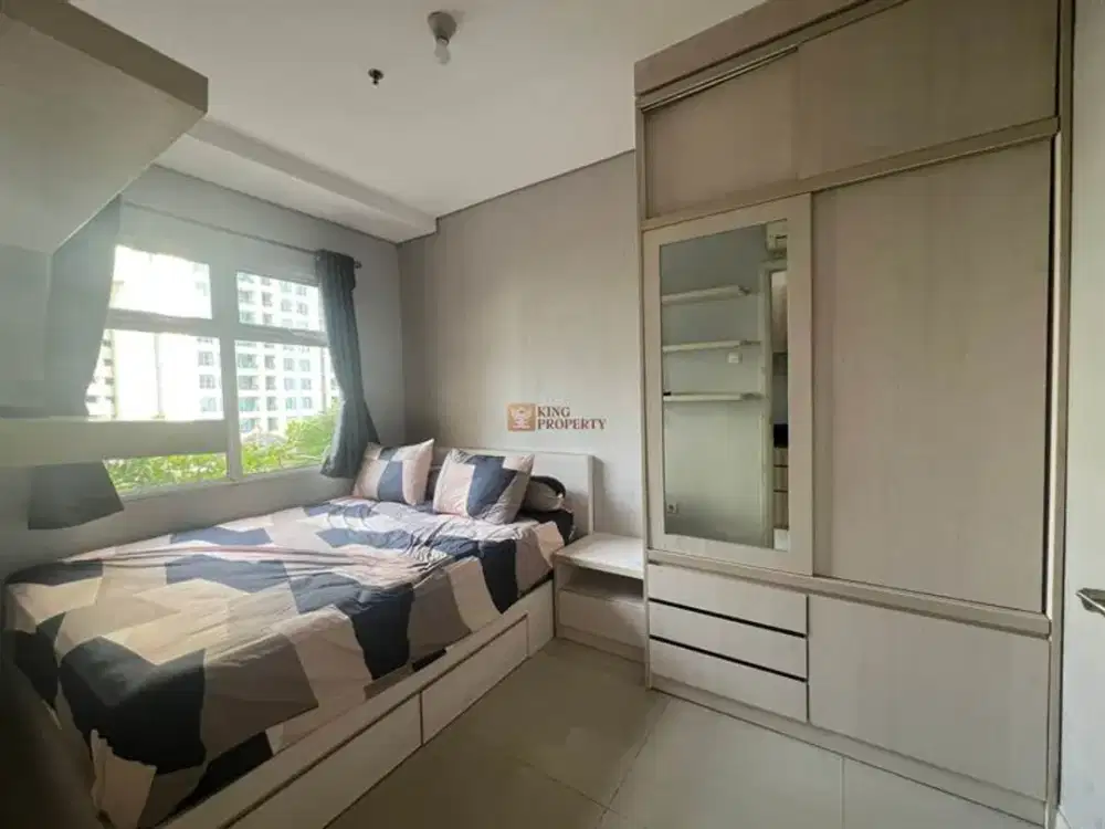 strategis dekat akses toll! Selangkah ke central park mall Disewakan 1br  siap huni Apartemen Madison park fasilitas lengkap swimming pool gym sky